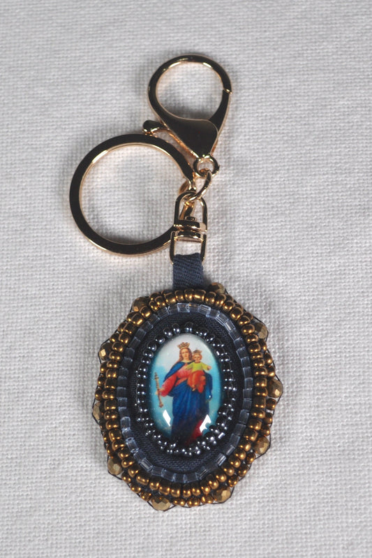 Blu Celeste Keychain.